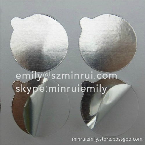 Custom Blank Aluminum Foil Seal Stickers,essential Oil Bottle Foil Paper Sealing,aluminum Foil Seal Labels For Cosmetics